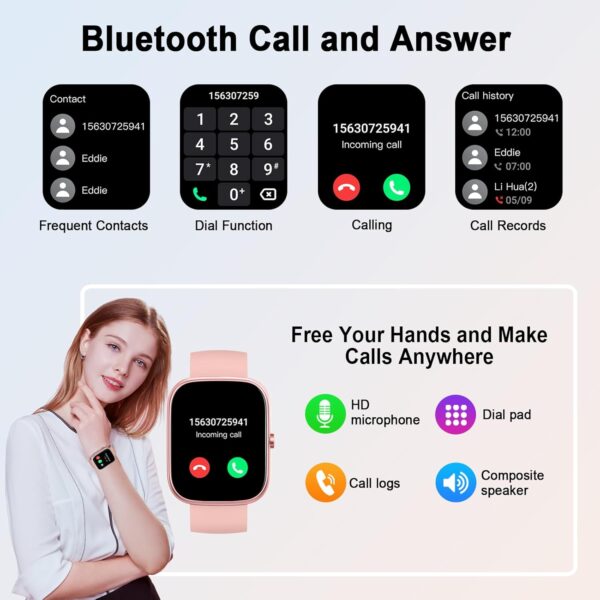 Smart Watch for Women, 2025 HD 1.91" Smartwatch - Image 6