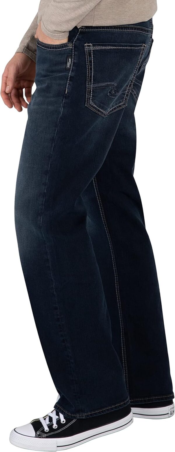 Silver Jeans Co. Men's Zac Relaxed Fit Straight Leg Jeans - Image 3