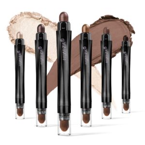 6PCS Cream Eyeshadow Stick Makeup Sets,