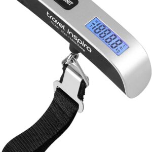 travel inspira Luggage Scale, Portable Digital Hanging Baggage Scale