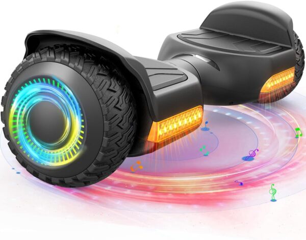 Gyroor Hoverboard New G13 All Terrain Hoverboard with LED Lights & 500W Motor,