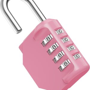 Puroma Combination Lock 4 Digit Waterproof Locker Locks Secure Outdoor Padlock for Gym Lockers,