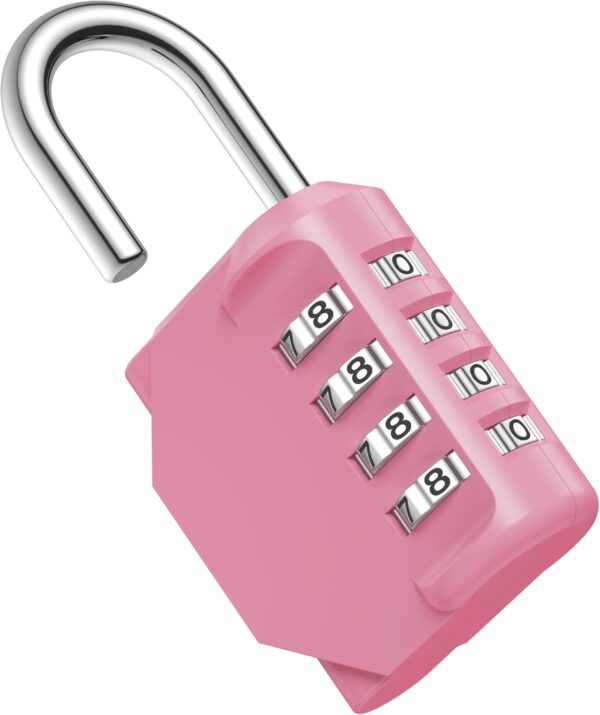 Puroma Combination Lock 4 Digit Waterproof Locker Locks Secure Outdoor Padlock for Gym Lockers,