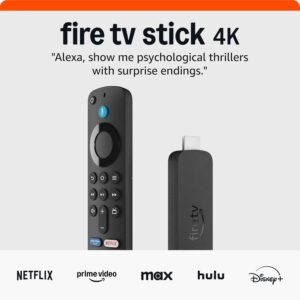 Amazon Fire TV Stick 4K (newest model) with AI-powered Fire TV Search,