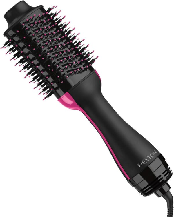 REVLON One-Step Volumizer Hair Dryer and Styler, for Less Frizz, More Shine,