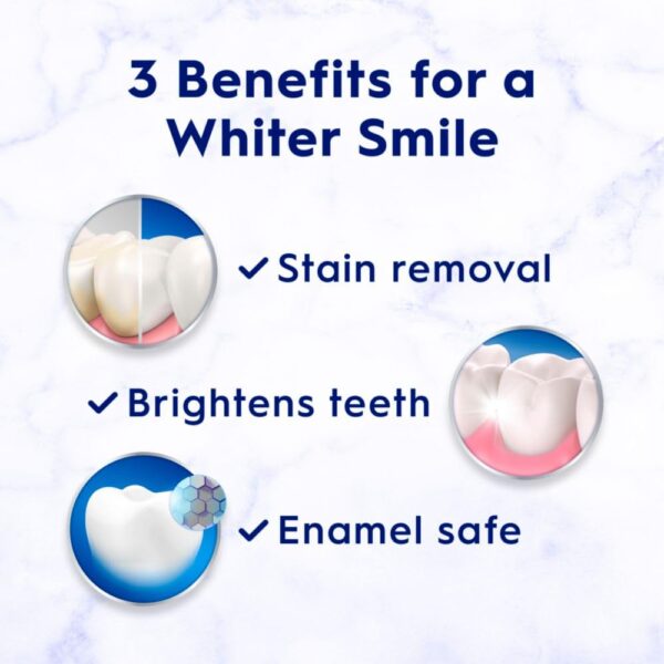 Crest 3D White Advanced Luminous Mint Teeth Whitening Toothpaste, - Image 3