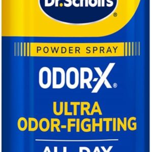 Dr. Scholl's ODOR-X ULTRA ODOR-FIGHTING POWDER SPRAY, 4.7 oz // Destroys Odors Instantly - All-Day Odor Protection