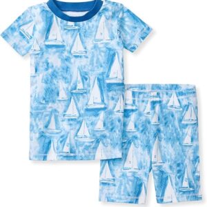 Burt's Bees Baby Baby Boys' Pajamas, Tee and Pant 2-Piece Pj Set, 100% Organic Cotton