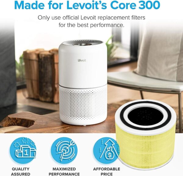 LEVOIT Core 300-P Replacement Filter Air Purifier Pet Allergy,