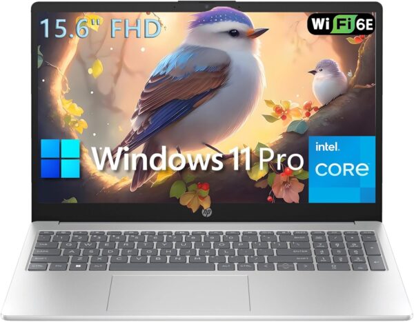 HP 15 15.6" FHD Laptop Computer Student and Business, Intel Quad-Core Processor (Beat i3-1115G4),