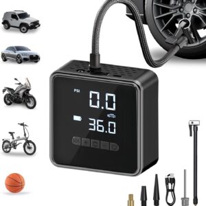 Tire Inflator Portable Air Compressor - 150 PSI Air Pump for Car Tires