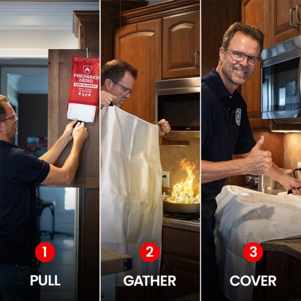 Prepared Hero Emergency Fire Blanket - Image 2
