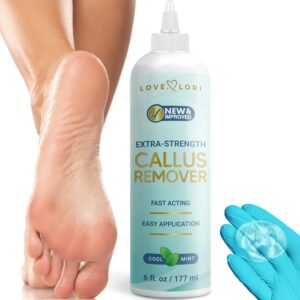 Callus Remover for Feet (Extra Strength) Professional Foot Scrubber Dead Skin Callus Gel