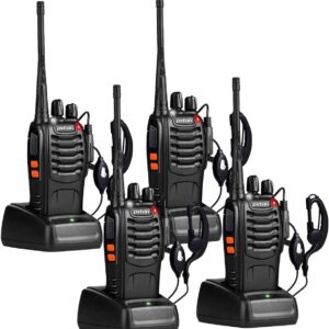 Walkie Talkies Long Range for Adults with Earpieces,16 Channel Walky Talky Rechargeable