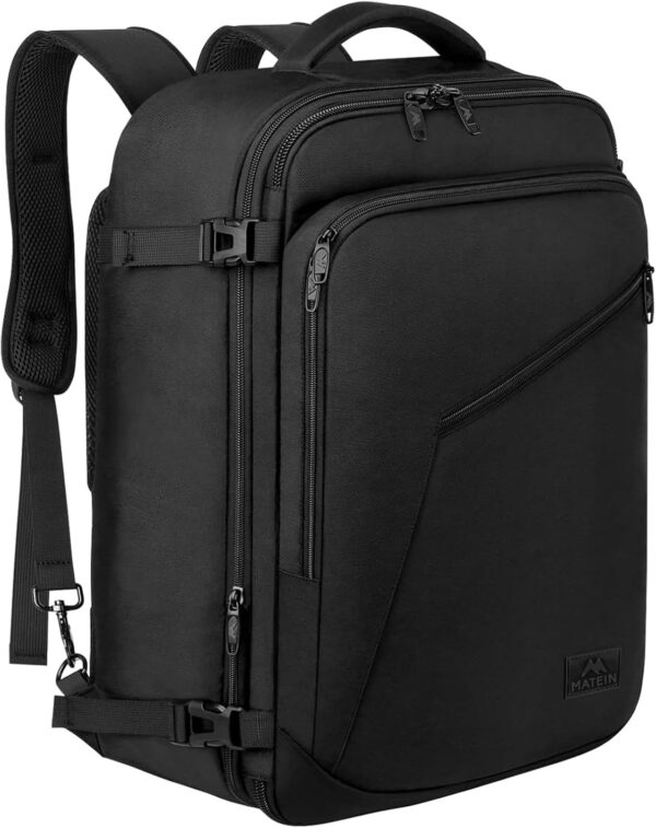 MATEIN Carry on Backpack, Extra Large Travel Backpack Expandable Airplane Approved Weekender Bag for Men and Women