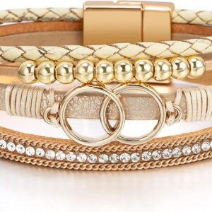Fesciory Leopard Bracelet for Women,