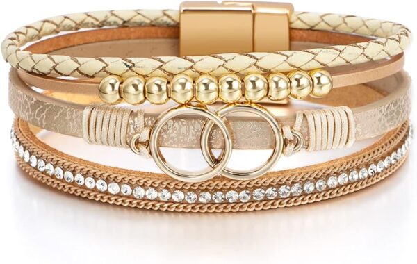 Fesciory Leopard Bracelet for Women,