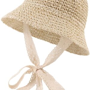 Baby Girl Straw Hat Outdoor Baby Sun Protection Hats Summer