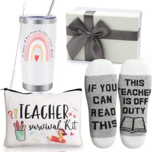 Best Teacher Appreciation Gifts, 20 OZ Insulated Tumbler for Women Gifts, Unique Gifts Ideas Students