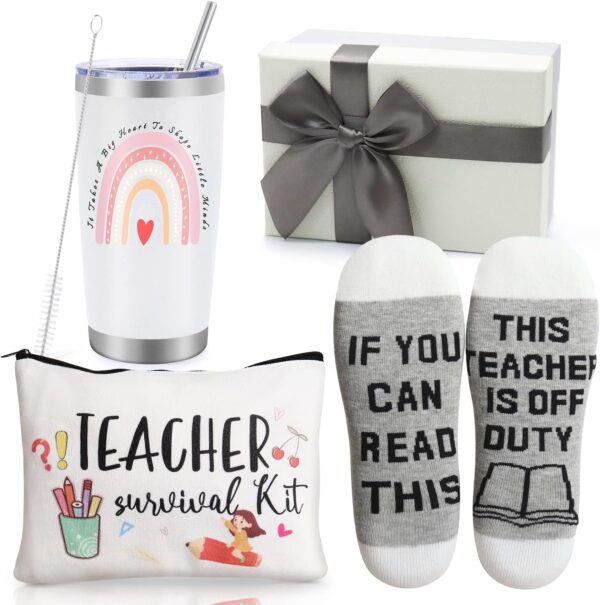 Best Teacher Appreciation Gifts, 20 OZ Insulated Tumbler for Women Gifts, Unique Gifts Ideas Students