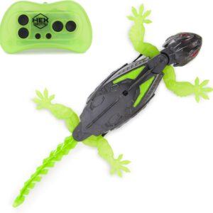 HEX BOTS Wall Crawler Gecko, Rechargeable Remote Control Robot Kids Toys,