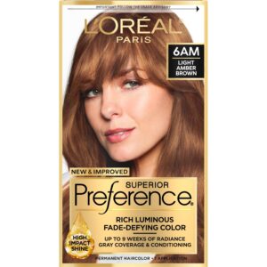 L'Oreal Paris Superior Preference Fade-Defying + Shine Permanent Hair Color,