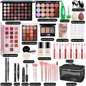 All in One Makeup Kit for Women Full Kit, Make Up Gift Set for Women,