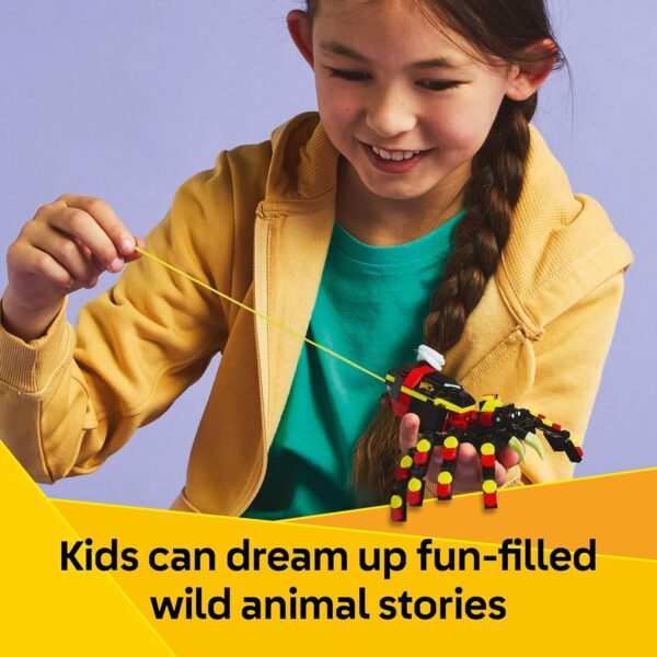 LEGO Creator 3 in 1 Wild Animals Surprising Spider Toy - Building Toy with 3 Build Options, - Image 2