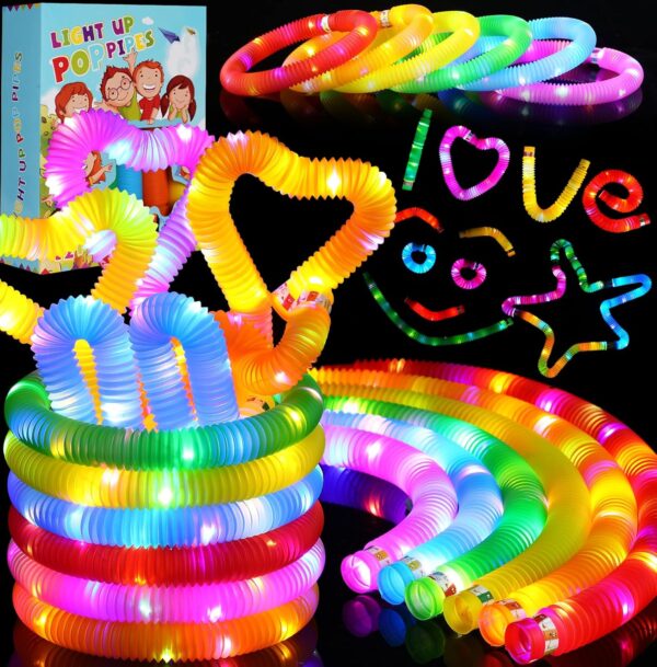 SCIONE 12 PCS Glow Sticks Party Favors for Kids -Glow in Dark Party Supplies,