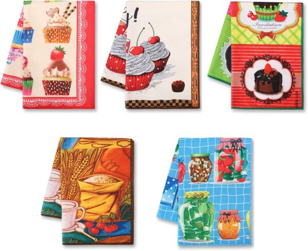 Kitchen Towels–Ultra Absorbent Dish Towels for Cooking & Baking