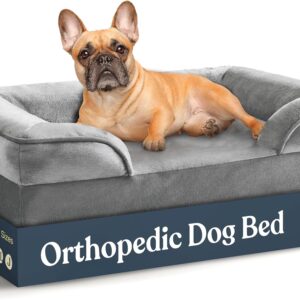 Orthopedic Sofa Dog Bed - Ultra Comfortable Dog Beds for Medium Dogs