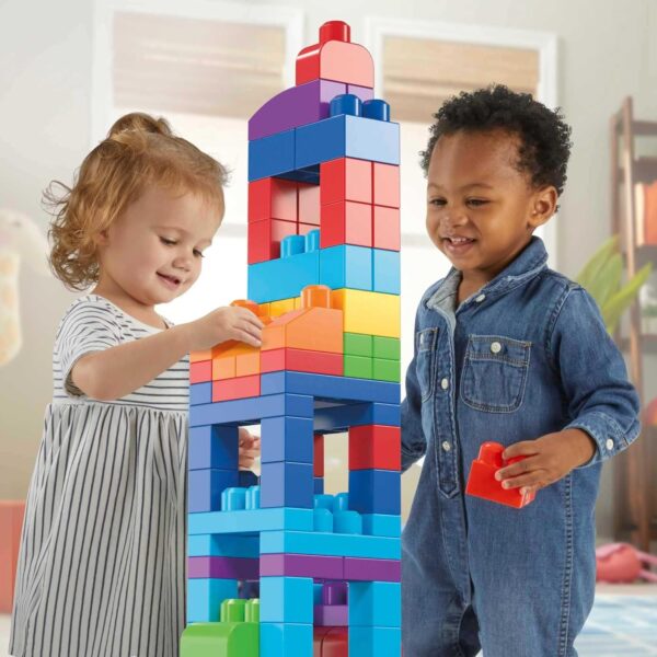 MEGA BLOKS First Builders Toddler Blocks Toys Set, - Image 2