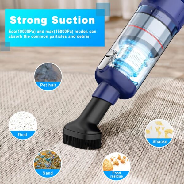 Handheld Vacuum Cordless - Car Vacuum Cleaner with Brushless Motor, - Image 2