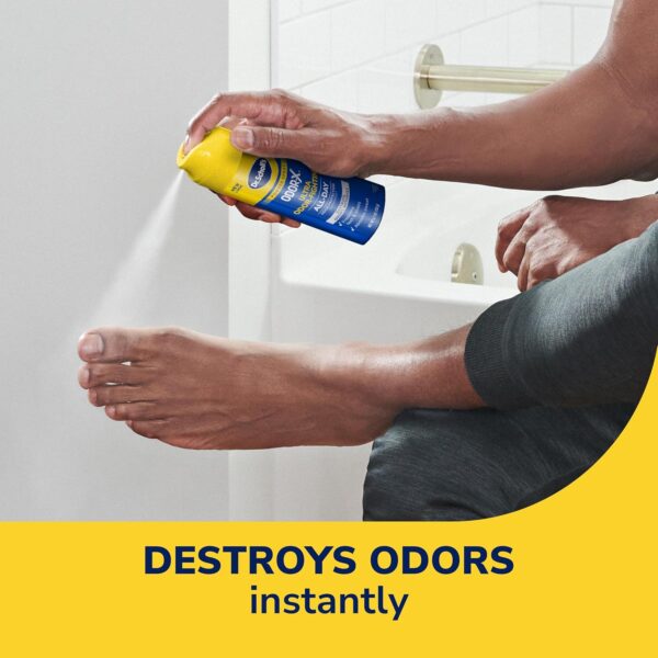 Dr. Scholl's ODOR-X ULTRA ODOR-FIGHTING POWDER SPRAY, 4.7 oz // Destroys Odors Instantly - All-Day Odor Protection - Image 2