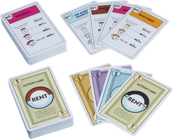 Hasbro Gaming Monopoly Deal Card Game, Quick-Playing Card Game for 2-5 Players, Game for Families and Kids, - Image 2