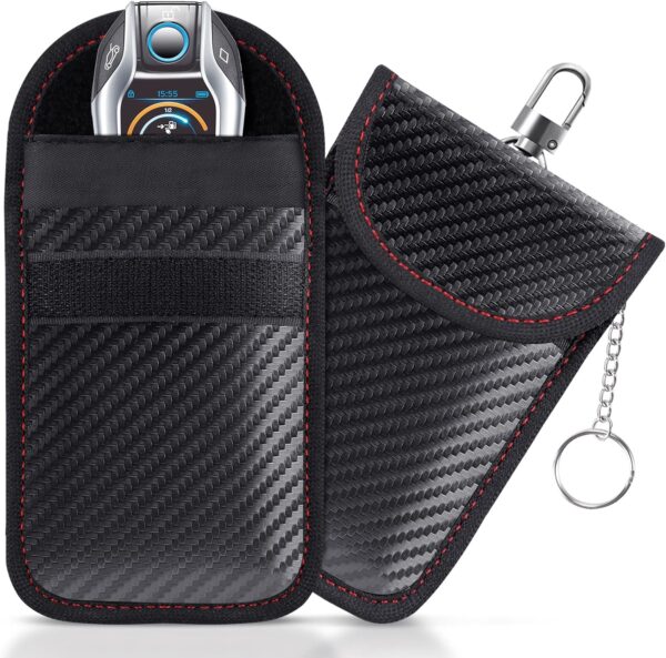 Faraday Pouch for Car Keys, Faraday Bag, Car RFID Signal Blocking Holder,