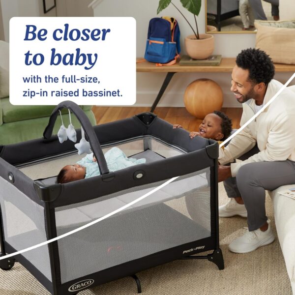 Graco On The Go Zip Pack ‘n Play Playard, Folding Playpen - Image 2