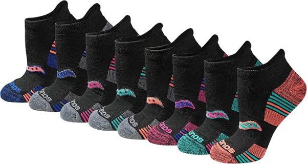 Saucony Women's Rundry Performance Heel Tab Athletic Socks,