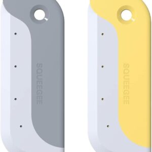 Amouy 2 Pack Hand Squeegee, Mini Sink Squeegee, Window Wiper, Squeeges for Kitchen Countertops,