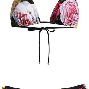 Mixed Florals Tie Bikini