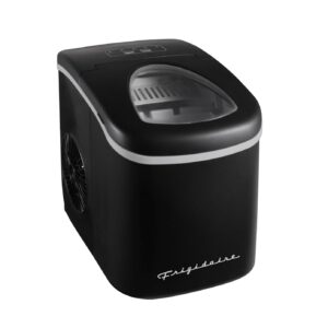 FRIGIDAIRE EFIC128AMZBLK Compact Countertop Ice Maker, 26 lb per Day, Black