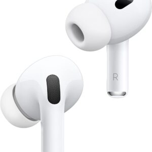 Apple AirPods Pro 2 Wireless Earbuds, Active Noise Cancellation, Hearing Aid Feature, Bluetooth Headphones,