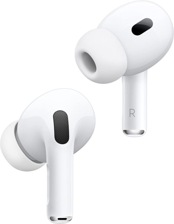 Apple AirPods Pro 2 Wireless Earbuds, Active Noise Cancellation, Hearing Aid Feature, Bluetooth Headphones,