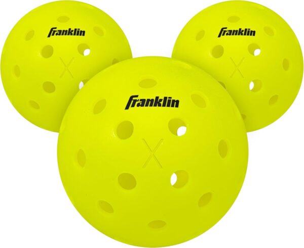 Franklin Sports X-40 Outdoor Pickleballs - Official Ball of USA Pickleball