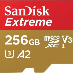 SanDisk 256GB Extreme microSDXC UHS-I Memory Card with Adapter