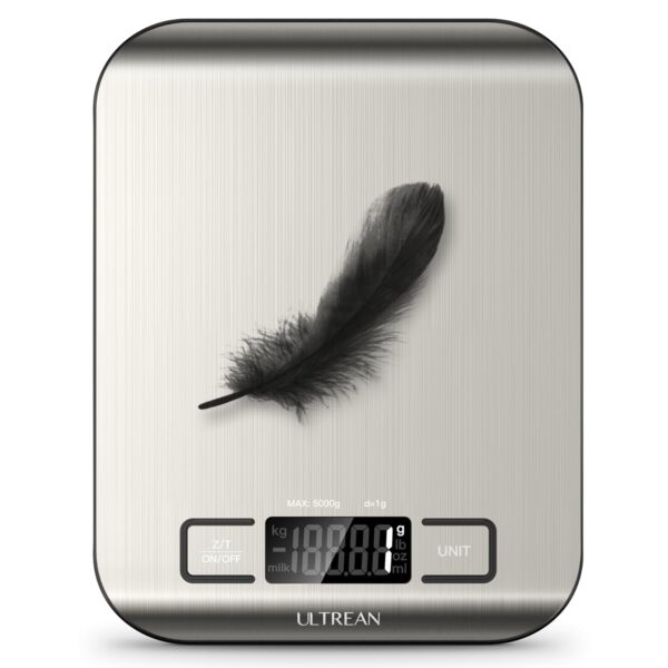 Ultrean Food Scale, Digital Kitchen Scale Weight Grams and Ounces for Baking Cooking and Meal Prep, - Image 3