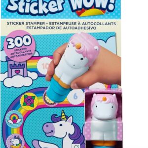 Melissa & Doug Sticker WOW!™ 24-Page Activity Pad and Sticker Stamper, 300 Stickers, Arts and Crafts