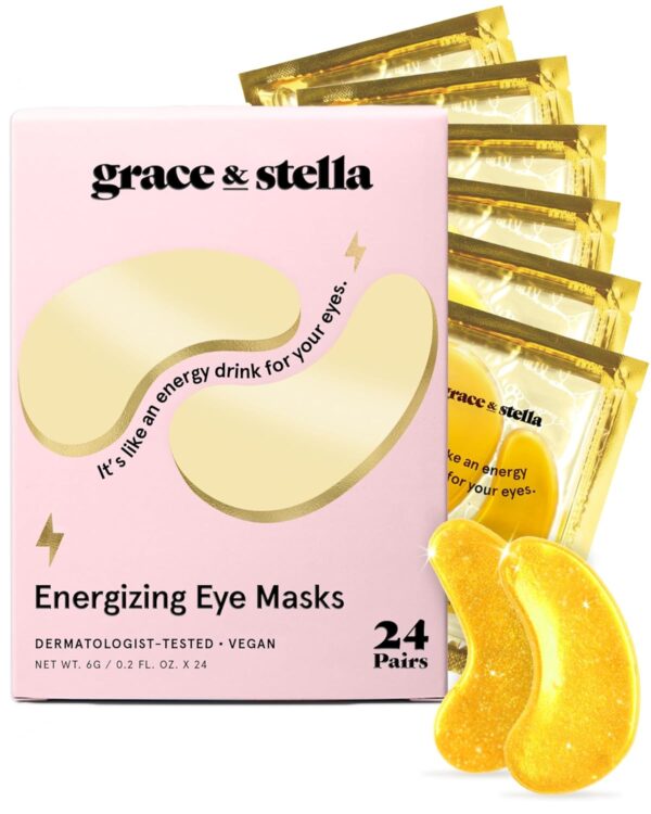 grace & stella Award Winning Under Eye Mask - Travel Essentials - Birthday Gifts for Women -