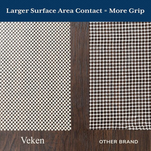 Veken Runner Rug Pad Gripper for Hardwood Floors, Non Slip 2x8 Ft Rug Pads for Area Rugs, - Image 2